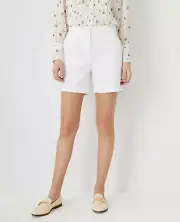 Ann Taylor - Petite 10P White Devin Metro Short $49.00 (S2)