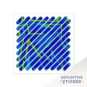 Reflective Frame Stickers Safety Decal MTB Bike Mountain Biking THUNDER