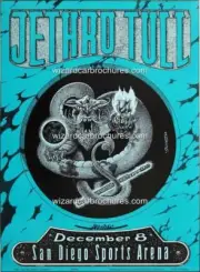 JETHRO TULL SAN DIEGO SPORTS ARENA DEC 5 1989 A3 CONCERT BILL POSTER PRINT
