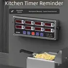 4/6/8 Channel Commercial Kitchen Timer Loud Alarm Countdown Timer Oven Timer