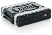 Gator Cases Lightweight Molded 2U Rack Case with Heavy Duty Latches 14.25" Depth