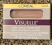 L'Oreal VISUELLE SOFTLY LUMINOUS POWDER BLUSH, CAPUCINE, NIB RARE