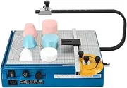 Electric Tabletop Hot Knife Styrofoam Cutting Tool Hot Wire Foam Cutter Table Hot Cutting with Foot Control Pedal for Cutting, Forming and Sculpting Styrofoam and Other Foam Materials