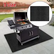 fireproof mat, fireproof cloth for fireplace and brazier, outdoor terrace barbecue lawn protection mat 39x72 inch