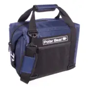 POLAR BEAR COOLERS 12 Pack Original Navy Nylon Soft Cooler (PB121)