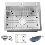 Kitchen & Bar Sink,22x18 Inch Bar Sink Stainless Steel Drop In Small Kitchen ...