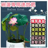 在飛比找蝦皮購物優惠-【園藝肥料】碗蓮專用肥 荷花 睡蓮 多肉盆栽 促開花 爆根速