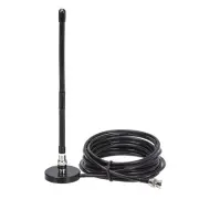 CB Mobile Antenna 27MHz Soft Antenna RG-58 5M Magnetic Base BNC PL259 Connector