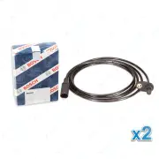 2 x Bosch Rear Wheel Speed Sensors for Mercedes Benz Sprinter 3.5-T 318CDI 3.0L