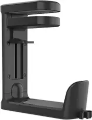 Under Desk Headphone Hanger - 360 Degree Rotating Headphone Holder Hook Mount