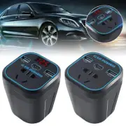 Car Power Inverter 24V/12V to 220V Led Display 3 USB Ports✨4 G1KD Fast X4L4