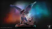 Judgement Angelic Mary Ritual Casting Diorama 3D Print Unpainted Unassembled