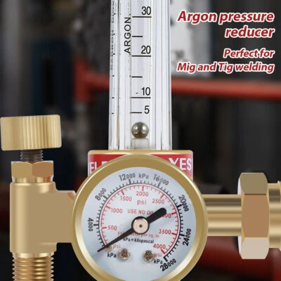 HTP Argon CO2 Mig Tig Flow Meter 0-4000 PSI Precise Gas Welding Regulator♜,.