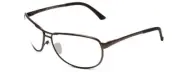 Smith Optics Gray Man Elite Designer Reading Glasses Matte Gun Metal Silver Oval