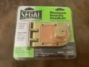 Segal SE 19361 Bronze, Double Cylinder Deadlock - Single Pack