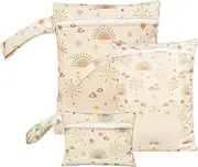 [Generisch] Wet/Dry Bag, Swimming Bag Set of 3, Waterproof Changing Bag for Kids Outdoor Activities, Swimming Pool, Camping, Sports Travel with Swimsuit Bag, Single attributes, Siehe Beschreibung, See