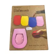 SharkSkinzz Set of 4 Silicone Wine Glasses Beach Park Party