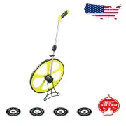 19-Inch Heavy-Duty Measuring Wheel with Five-Digit Counter & Kickstand