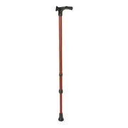 Rebotec Handy, Walking Stick With Anatomic Shaped Handle, Chestnut Bronze, Left