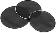 LALADEFIEE Replacement Drum Heads 3pcs Mesh Silent Drum Heads Double Layer for Noise Control
