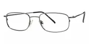 Flexon FLX 810Mag-Set With Clip-On 33 Men's Glasses Gunmetal Size 51 - Private Health Rebate - Blue Light Block Available