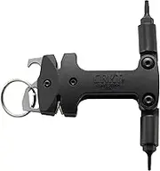 CRKT Knife Maintenance Tool: Tungsten Carbide Sharpener, Ceramic Sharpener Honing Edge, Torx Bits, Bottle Opener, Flat Screwdriver, Keychain Accessory, 9704