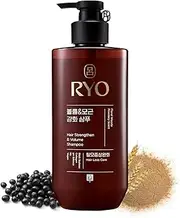 Hair Strengthen & Volume Shampoo 480ml with Korean Ginseng & Caffeine - Volumizing and Revitalizing for Fine Hair, Anti Loss Care, Strengthening hair roots. Korean Beauty Hair Loss Care for Ryo.