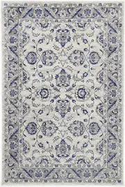 Delicate Cassandra Blue & Ivory Rug