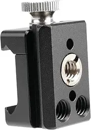 AsrMyjcx Camera Stabilizer Slider Clamp Extension Adapter Premium Professional Replaces Practical Aluminum Alloy Photography Clip
