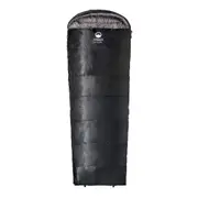 Domex Black Ice XL -8C Right Side Zipper Synthetic Filling Sleeping Bag Black