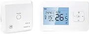Wi-Fi Smart Thermostat Wireless Programmable Thermostat with RF Receiver Tabletop Wall-Mounted Style APP Control Voice Control Compatible with Alexa Google Assistant Gas Boiler Heating Temperature