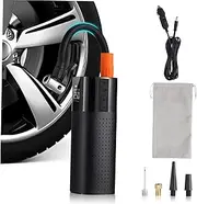 Vaguelly Portable Tire Air Compressor with Digital Display Inflator for Cars Bikes and Trucks Real Tire Pressure Monitoring Quick Inflation and LED Light for Safety
