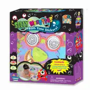 31pc Bath Time Creative Stickers Silly Monsters w/ Storage Bag Kids/Children 3y+