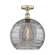 Innovations Lighting 616-1F-16-14-Athens Deco Swirl-Ceiling - Antique Brass /
