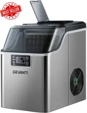 Ice Maker Machine, 3.2L Stainless Steel Portable Countertop Icemaker Cube Makers