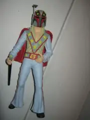 SDCC 2013 STAR WARS EVEL FETT variant Color Fett Green red yellow Knievel NIB