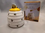 Price &kensington Sweet Bee Honeypot W/drizzler NIB 51/2×4