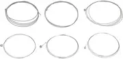 6PCS Electric Guitar String Pure Ni Acoustic Guitar Replacement Strings Enhancing Clear Tone Balanced Tuning For All Musical Styles