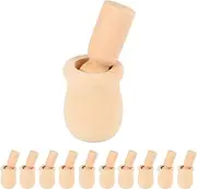 Wooden Peg People Nesting Set Wood Peg Dolls Kids DIY Toy Pack of 10