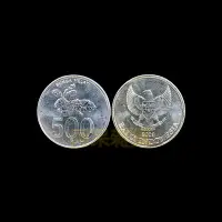 在飛比找Yahoo!奇摩拍賣優惠-森羅本舖 現貨實拍 捲拆真幣 印尼鋁幣 硬幣 500盧比 鳥