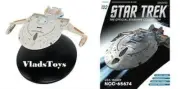 Eaglemoss Star Trek USS Yeager NCC-65674 Starship #122 w/Magazine