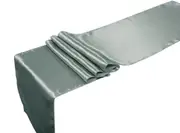 10 Table Runners Satin Wedding Event Runner Sash Cover Chair Silver
