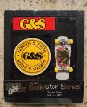 Tech Deck 1987 STEVE CLAAR Gordon & Smith Collectors Series MIB Skateboard G&S