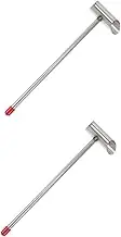 FONDOTIN 2pcs Stainless Steel Candy Scoop for Marshmallow Machines Convenient Sugar Scooper for Home Commercial Use Easy to Clean and Efficient Candy Supply Tool