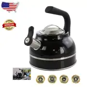 Elite Costner 2.3 Qt Induction-Compatible Tea Kettle - Black & Satin Finish