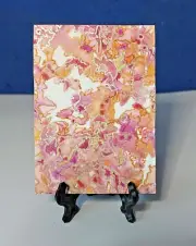 ACEO Watercolor & Marker Shimmer Abstract Mini 2.5" x 3.5" 1 of 1