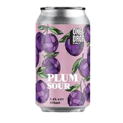 One Drop Plum Sour Berliner Weisse 375ml Can
