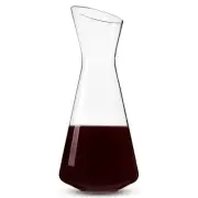 Crystal Wine Decanter, European Made Carafe for White and Red Wines, Glass Pi...