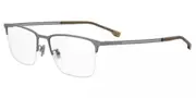 BOSS 1824/G Asian Fit R81 Men's Glasses Silver Size 56 - Private Health Rebate - Blue Light Block Available