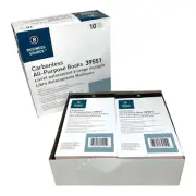 10 All-Purpose Receipt Books, 500 Carbonless 3-Part Sets, Business Source 39551